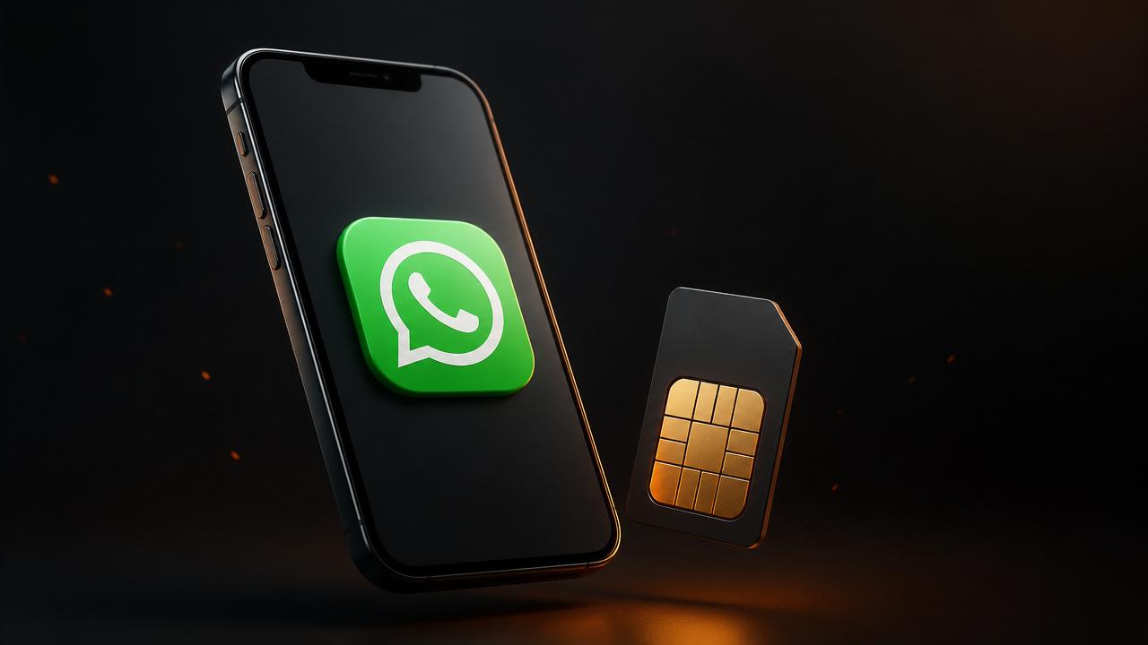 Smartphone e chip SIM representando os produtos da Leandro Chips